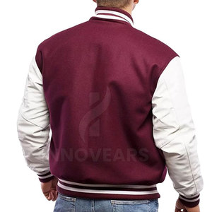 Chaqueta Letterman para hombre hecha a medida de la mejor calidad, Otoño Invierno, lana ligera, característica de secado rápido, estilo deportivo, patrón de logotipo personalizado - Product Image 2