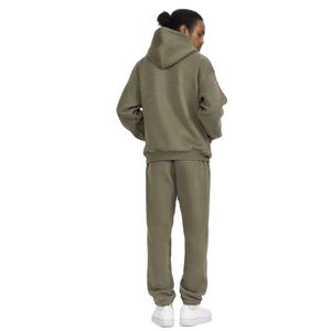 Fabricante Mayorista Premium ODM, Conjuntos Deportivos Casuales con Capucha para Hombre, 320g, Algodón y Poliéster, Logotipo Personalizado, Transpirables, para Gimnasio - Product Image 4