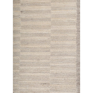 Contour Green Handmade <b>Wool</b> Rugs Striped Rectangle Contour Green Living Room Carpet Viscose Handloom <b>Wool</b> Rug for Home Use-Model - Product Image 3