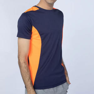 Camiseta deportiva personalizada Diseño de patrón sólido con material de poliéster sublimado con paneles personalizados Camiseta deportiva de 280 gramos - Product Image 1