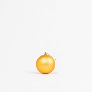 Adornos Navideños Dorados, 4 Piezas, Bolas de Plástico de 10 cm con Acabado Brillante y Adornos para Árbol - Product Image 3
