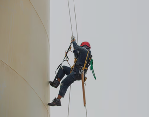 ตัวล็อคเชื่อมต่อสายรัดนิรภัยเหนือศีรษะแบบสแตนเลส รับน้ำหนักได้ 100 กก. ปรับความยาวได้ 4 ห่วงรูปตัว D จุดยึดแบบคงที่ ผลิตโดย Omkar Safety - Product Image 2