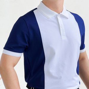 T-shirt mode surdimensionné crop top t-shirt hommes polos polyester pour hommes logo haute qualité imprimé golf sublimé - Product Image 2
