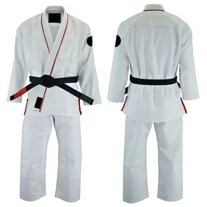 Uniforme de Kimono Jiu-Jitsu GI más vendido para adultos, uniforme blanco BJJ de calidad premium, precio competitivo para artes marciales de Karate - Product Image 3