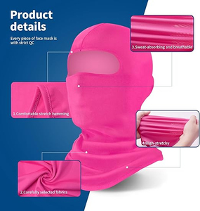 Máscara de esquí de LICRA/algodón Vintage para hombre, impermeable, con protección UV, cómoda, transpirable, cálida, para exteriores, para deportes de invierno - Product Image 5