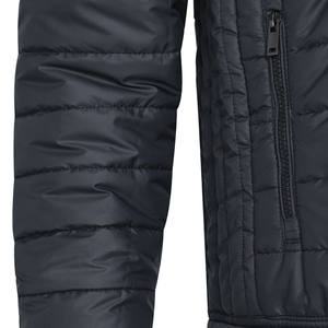 Nouveauté Vestes matelassées pour hommes Polyester/Coton Logo personnalisé Vestes respirantes pour hommes Service OEM Vestes matelassées pour hommes personnalisées - Product Image 3