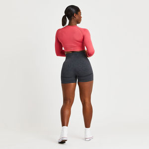 Ensemble de soutien-gorge de sport et short de yoga pour femmes grande taille 2025, logo frontal, maintien élevé, respirant, séchage rapide, entraînement actif d'été, fitness - Product Image 6