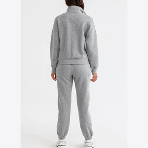 OEM Personnalisé Unisexe 3d Puff Print Hoodies Set Surdimensionnés Joggers Costumes Streetwear Hommes Coton Laine Hoodies Survêtement - Product Image 4