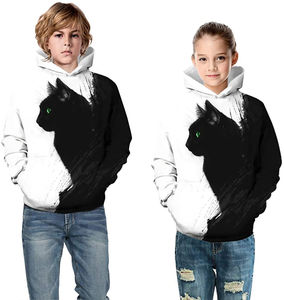Vente en gros 100% coton vêtements d'hiver pour enfants pull uni pour garçons et garçons pour tout-petits sweats à capuche pour bébés et enfants vente en gros - Product Image 3