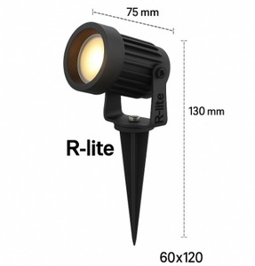 ไฟ LED สปอตไลท์ติดกลางแจ้งสำหรับสวน, ไฟ LED 9W สำหรับตกแต่ง IP67ตัวเครื่องทำจากอลูมิเนียมพร้อมแหล่งจ่ายไฟ AC - Product Image 2