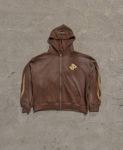 Custom Acid Washed Tracksuit 100% Cotton Terry Sweat Suits Men Flare Stacked 3d Puff Print Sweatpants and Hoodie Set - Product Image 2