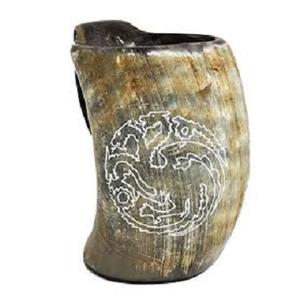 Nouveauté tasses en corne de vache de buffle faites à la main tasses Viking en corne de buffle finie naturelle pour boire de la bière - Product Image 6