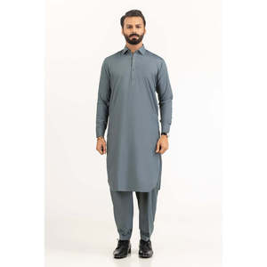 Vision Columbus Unstitched Blended Fabric <b>Dress</b> <b>Shirts</b> Breathable Plain Dyed - Product Image 2