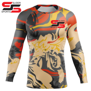 Design Compression Rash Guard Rashguard 2026 Respirant Surdimensionné Personnalisé Sublimé Imprimé Mens Rash Guard - Product Image 3
