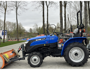 Tracteur compact SOLIS 16 avec débroussailleuse à fléaux de 1,3 m, 16 CV, 4 roues motrices, diesel, mini-tracteur agricole pour verger, vignoble et coupe-herbe, à vendre - Product Image 4