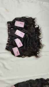 Extensión de cabello a granel de onda natural Remy Virgen del sur de la India 100 gramos Jerry Hairs - Product Image 3