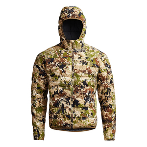 Veste polaire chaude Sherpa ample à capuche pour hommes avec poche zippée vestes polaires de chasse personnalisées coupe-vent Sherpa polaire - Product Image 1