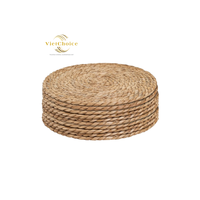 Sets de table épais en rotin tressé à la main personnalisables - Sets de table durables, résistants à la chaleur, pour la maison, les banquets et l'extérieur