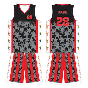 Conjunto de Uniforme de Baloncesto Unisex Sublimado Personalizado, Transpirable, de Secado Rápido, Ligero, Jersey y Pantalones Cortos Deportivos, 100% Algodón - Product Image 1