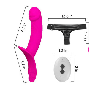 Vibromasseur double tête télécommandé pour couples lesbiens – Godemiché vibrant à porter – Jouet sexuel - Product Image 5
