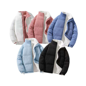 Chaqueta de Invierno Acolchada Unisex con Cremallera de Dos Lados, Diseño de Camuflaje y Parches, para Primavera, Fabricada por OEM - Product Image 1