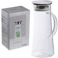 Carafe en verre personnalisée Elliot pour infusion de thé et de fruits, gadgets personnalisés