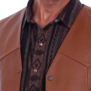 เสื้อกั๊กหนังสำหรับผู้ชายเสื้อกั๊กหนังประสิทธิภาพสูงสำหรับกลางแจ้ง - Product Image 5