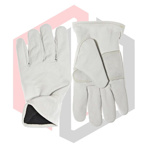 Welding Work Protection Driving Sheepskin Leather <b>Gloves</b> Anti-Slip Wear-resistant Breathable <b>Silicone</b>-free Powder-free - Product Image 2