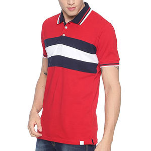 Diferentes diseños OEM Slim Fit Contraste Color Hombres Polos en precio al por mayor Hombres Polo Camiseta con precio barato para la venta - Product Image 5