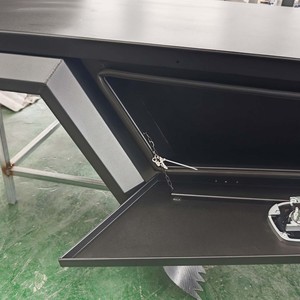 Vasca per Pickup in Alluminio Rinforzato con Pianale Piatto, Cassetta Portautensili Sottoscocca e Pannello Anteriore OEM ODM - Product Image 3