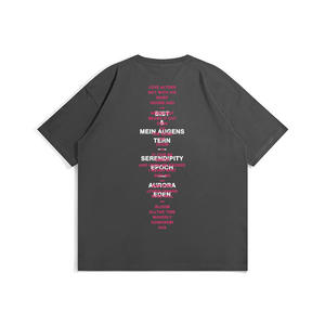 Camiseta unisex con letras, camiseta de verano de manga corta a la moda con cuello redondo de algodón informal para hombres en blanco 100% algodón/fibra de Bambú - Product Image 4