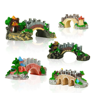 Decoración de Acuario con Puente Artificial de Estilo Moderno, Accesorios para Peceras al por Mayor, Opciones Multicolores - Product Image 1