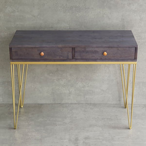 โต๊ะเครื่องแป้งเจ้าหญิงไม้ยางพารา 4 ลิ้นชัก 100x40 ซม. BTD68069 - Product Image 3