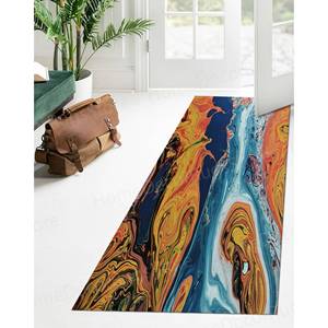 Orange And Blue Rug, Outdoor Rugs, <b>Cool</b> Rugs, Salon <b>Decor</b> Rugs,Nonwoven Thin Rug - Product Image 4
