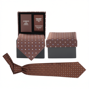 ชุดของขวัญเนคไทผ้าไหมธุรกิจแบบกำหนดเอง - Product Image 2