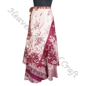 กระโปรงส่าหรียาวเต็มตัวสีต่างๆสำหรับชุดชายหาดสไตล์โบฮีเมียนมีหลายสีสวมใส่สบายแฟชั่นสไตล์โบฮีเมียน - Product Image 4