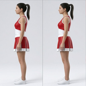 Ensembles d'entraînement personnalisés pour équipes de cheerleading adultes, impression par sublimation, spandex/polyester, uniformes de cheerleading sans couture - Product Image 3