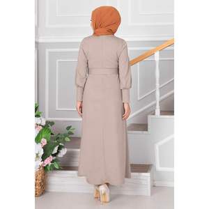 Suzanne Cinturón Hijab Vestido Piedra - Product Image 4