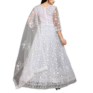 2025 nueva llegada diseñador seda Salwar Kameez tamaño personalizado vestido paquistaní para fiestas al por mayor precio bajo - Product Image 2