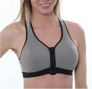 Women's High-strength <b>Sports</b> <b>Underwear</b> Integrated Chest Pad Seamless Back Buckle Yoga Vest Quick Dry High Support U-NECK Bra - Product Image 1
