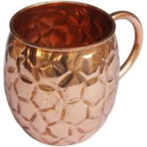 Tasses à boire en laiton de style élégant avec texture martelée en nid d'abeille, finition antique, best-seller, articles de cuisine en provenance d'Inde - Product Image 6