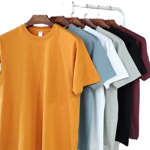 300gsm ผ้าฝ้าย100% มี7สีสำหรับผู้ชายและผู้หญิงปรับแต่งได้เสื้อยืดลำลอง300 GSM เปล่า - Product Image 4