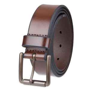 Cinturón de piel de vaca personalizado para hombre, hebilla de acero ajustable, diseño informal de alta resistencia - Product Image 5