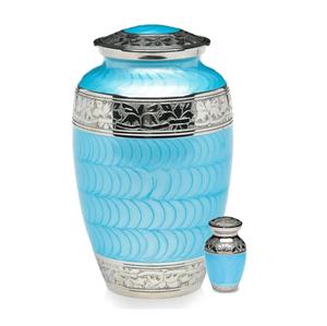 Urnas de cremación para adultos de aluminio clásicas y de alta calidad de la mejor tendencia, urnas funerarias de Metal, tamaño personalizado, color de forma - Product Image 5