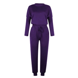 Personnalisé Nouveau Femmes Surdimensionné Deux Pièces Sport Jogging Porter Hiver Casual Imprimer À Capuche Pantalon Blanc Coupe Ample Tissu - Product Image 2