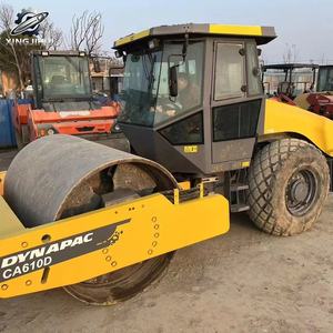 Compacteur vibrant à tambour unique Dynapac CA610D d'occasion, poids de travail 21 tonnes, marque suédoise originale, compacteur moyen - Product Image 2