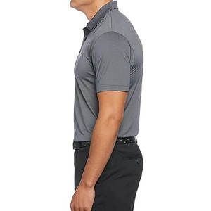 Camisa Casual de Golf para Hombre, Cuello Atlético, Antiarrugas, Lisa, 100% Algodón, Manga Corta - Product Image 3