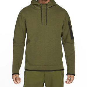 Prix de gros Nouvelle mode Pulls à capuche zippés pour hommes, imprimés, avec logo personnalisé, respirants, 100% coton, coupe oversize, pour l'hiver - Product Image 1
