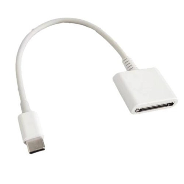 USB-C to Old 30-Pin Converter Cable for iPhone iPad iPod 20cm Sync Data & Charging Adapter (OEM Accepted)