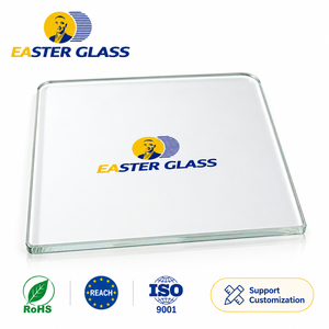 Minimalist Clear <strong>Square</strong> Flat Tempered Glass Slice Silk Printing Custom Size Eco-Friendly Easy Installation Indoor <strong>Lamp</strong> <strong>Shade</strong> - Product Image 1